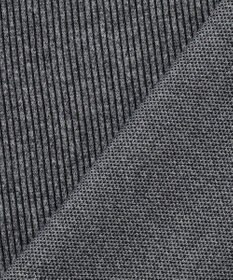 JOSEPH ABBOUD 【保温性/軽量り/ジャパンファブリック】ストライプジャカードジップ  プルオーバー