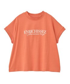 Green Parks フレンチスリーブ刺繍シンプルロゴプルオーバー