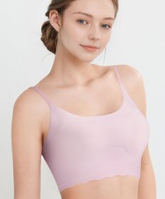 WACOAL 【GOCOCi ゴコチ】 ノンワイヤー ハーフトップ 伸びのよい素材を使用 ムレにくく快適 フラット仕上げ ホックなし ブラトップ レディース CGG220 /ワコール