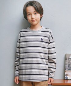 J.PRESS KIDS 【140-170cm】 トラッドボーダーロンＴシャツ