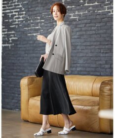 ICB 【セットアップ対応・洗える】 LooseWeave ダブルブレストジャケット