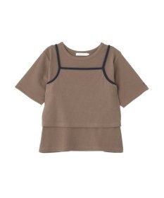 AMERICAN HOLIC 【2点セット】配色キャミ＋Tシャツ