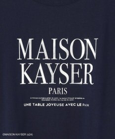 ANY 【MAISON KAYSERコラボ】箔プリントロゴ半袖Tシャツ