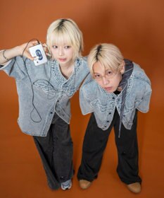 WEGO 【ユニセックス着用ITEM】ベースボールデニムグラフィックシャツ（SS）