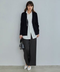 ICB 【洗える】 TWブロード ワイドストレートパンツ