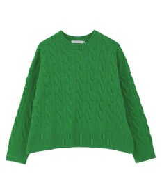 AMERICAN HOLIC ミドルゲージケーブルニットプルオーバー