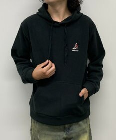 WEGO 【ユニセックス着用ITEM】ワッフルフリースOP刺繍プルパーカー