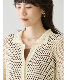 AMERICAN HOLIC 透かし編みニットカーディガン