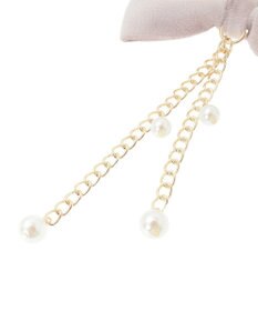 Maison de FLEUR ベロアレースリボンチャーム