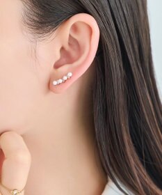 Phoebe 2wayパールブリンクピアス&イヤリング　ゴールド