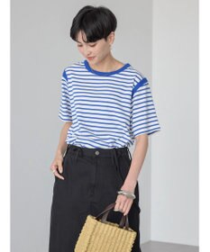 AMERICAN HOLIC バイカラーボーダーカットプルオーバー