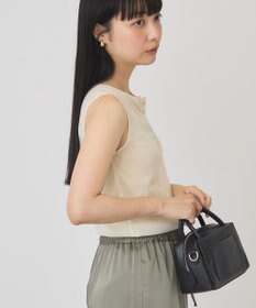 AMERICAN HOLIC 【2点セット】シアーリブヘンリーネックニット＋タンクトップ