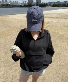 WEGO 【UVカット/吸水速乾/水陸両用/ラッシュガード】ハーフジップアノラックパーカー