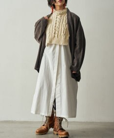 muuc 〈希少な素材〉〈高級15.5マイクロン長極細メリノウール100%〉〈ユニセックス〉ウルグアイウールのジャケットカーディガン