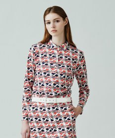 23区GOLF 【WOMEN】ＰＡＲＩＳ柄プリント 長袖シャツ