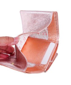 tsumori chisato CARRY 新マルチドット　ミニ財布　3つ折り 【キラキラでかわいい！本革のやわらかな風合い】