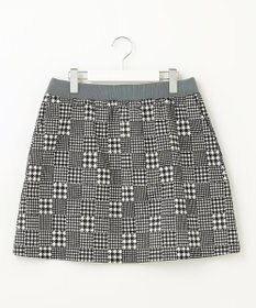 23区GOLF クラシカルで上品！【WOMEN】【ストレッチ・撥水】チェック柄 台形スカート