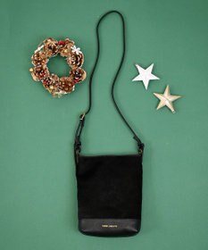 Hekhèr Le Style de Vie 【日本製】ハラコ×シュリンクレザー ショルダーバッグ