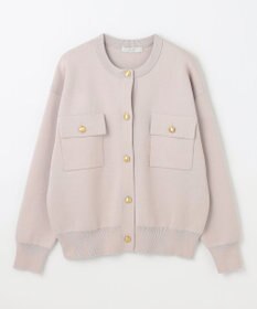 ANY 【洗濯機可】スウェットライクカーディガン