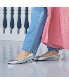 MODE ET JACOMO <MODE ET JACOMO>【レイン対応】リボンバレエシューズ