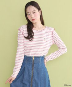 earth music&ecology チップ＆デール／ボーダーメロープルオーバー