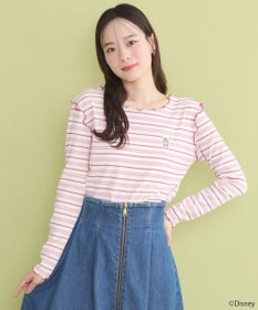 earth music&ecology チップ＆デール／ボーダーメロープルオーバー