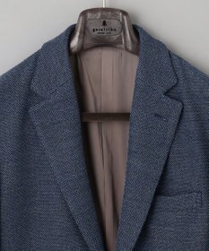 GOTAIRIKU 【カーディガンジャケット】ブリスターバーズアイ ニットジャケット