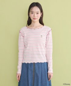 earth music&ecology チップ＆デール／ボーダーメロープルオーバー