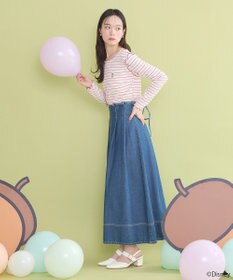 earth music&ecology チップ＆デール／ボーダーメロープルオーバー