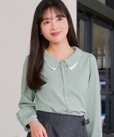 Tiaclasse レイヤードカラーブラウス