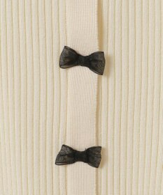 Green Parks ・ｓｗｉｎｇ　ｂｙ　フロントリボンリブニット