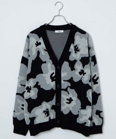 WEGO オーバーフィットパターンカーディガン
