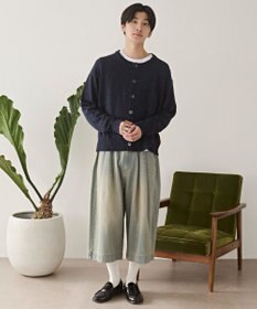 WEGO クロップドワイドデニムパンツ