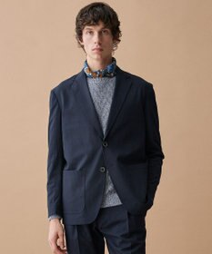 JOSEPH ABBOUD 【キングサイズ・エコ素材和紙使用・日本素材】和紙杢メッシュクルーネック ニット