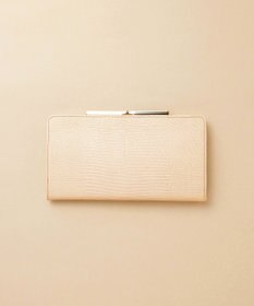 TOPKAPI 【TOPKAPI】イタリアンレザーリザード型押し がま口長財布 LUCIA ルチア