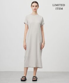 ICB L 【WEB限定・接触冷感・UVケア・速乾・防シワ・洗える】 FluidBackSatin  ワンピース