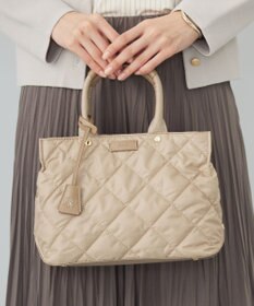 J.PRESS LADIES 【2way・撥水】ボンディングキルト トート バッグ