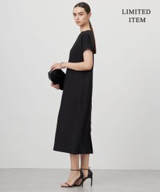 ICB L 【WEB限定・接触冷感・UVケア・速乾・防シワ・洗える】 FluidBackSatin  ワンピース