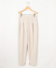 組曲 L ライトダブルクロス テーパードパンツ