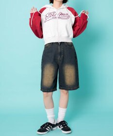 WEGO カレッジロゴラグランジップパーカー