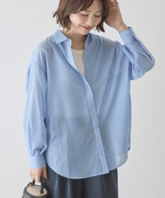 AMERICAN HOLIC 【イージーケア】シアーラウンドシャツ