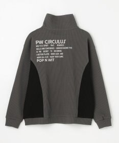 PW CIRCULUS 今が旬トップス！【ドライな肌触り / UV遮蔽率98.9% UVカット / ストレッチ】【WOMEN】ワッフルハーフジップ  ゴルフウェア レディース