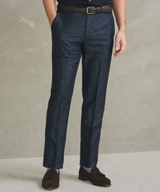 GOTAIRIKU 新素材セットアップ【通気性抜群/洗える/シワになりにくい】カラミプリントストレッチセットアップ パンツ ネイビー系8