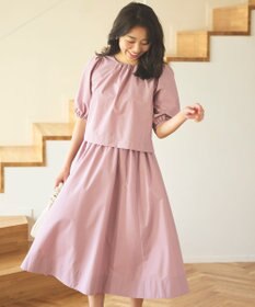 Feroux 【洗える】パフスリーブセット アップ