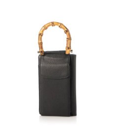UNBILLION perche バンブーハンドルゴートモバイルウォレットショルダー