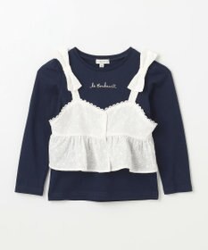 ANY KIDS キャミソール付き 長袖Tシャツ