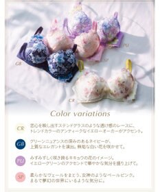 Wing ブラジャー Wing Lesiage 脇すっきりの着やせシルエット 背中すっきり 【2860シリーズ】 ブラ PB2861 ウイング／ワコール