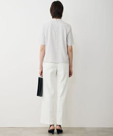 ICB L ストレッチジョーゼット ラッフルディテールブラウス