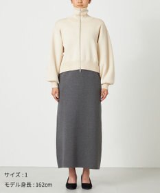 NAVE 【ReNAVE・洗える】スムースニット トラックジャケット