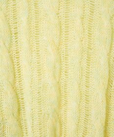 WEGO ケーブルメッシュメランジニット